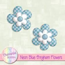 Find images of neon green. Neon Green Gingham Flowers Chantahlia Design