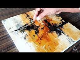 29 Abstract Painting In Acrylic Only With Spatula Demonstration Project 36 Abstract Painting Diy Abstract Painting Acrylic Abstract Painting Techniques