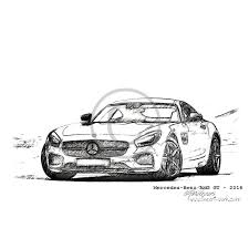 Mercedes Benz Amg Gt 2016 Pencildrawing By Www Autozeichnungen Net Mercedes Benz Amg Benz Mercedes Benz