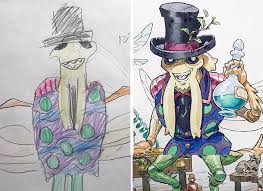 9.1k reads 23 votes 9 part story. Dad Turns His Sons Doodles Into Anime Characters And The Results Are Awesome Part 3 Demilked