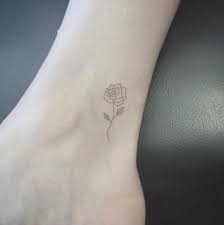 Thin Needle Rose Tattoo Classy Tattoos For Women Classy Tattoos Rose Tattoo On Ankle