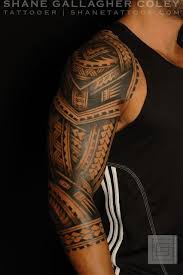 Shane Tattoos Polynesian Sleeve Tatau Tattoo Tatuaje Maori Tatuaje Maori Hombro Brazos Tatuados