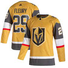 Browse our online store for gear from your favorite team. Men S Adidas Marc Andre Fleury Gold Vegas Golden Knights 2020 21 Alternate Authentic Player Jersey