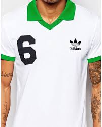 A cosmos jersey worn in 1977. Adidas Originals Retro Beckenbauer Jersey Polo Shirt Ab7466 In White For Men Lyst