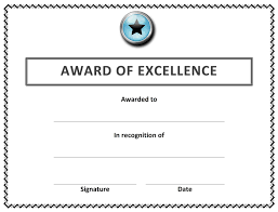 certificate of award templates for word – elrey de bodas