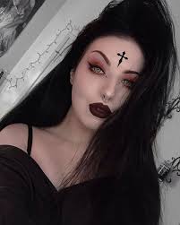 Wow, gothic angel @kristianaoneandonly using Egypt Yellow Green colored  contacts makes an awesome while sexy look💗💗What kind of look will you do  with these contacts? Shop Now👉https://bit.ly/2DgcopO