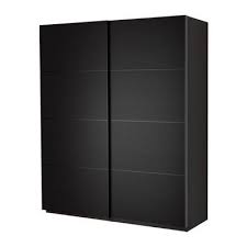 Folie ikea pax schrank 201cm hohe 3 turen schwarz from www.trenddeko.ch biete eine pax kombination aus zwei teilen in schwarz maße: Pax Kleiderschrank Mit Schiebeturen Schwarz Braun 200x66x236 Cm S49932849 Bewertungen Preisvergleiche