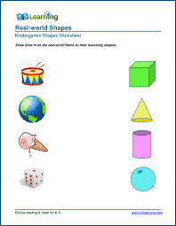 These shapes include circles, squares, rectangles, diamonds, trapezoids, hexagons, pentagons, stars, hearts, and many more that may be used with your kindergarten class. Shapes Worksheets For Kindergarten K5 Learning