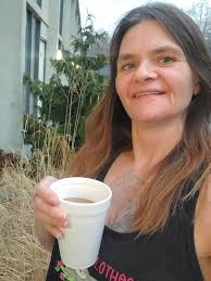 Enjoying hotel coffee at home this morning