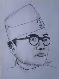 Cookery show masterchef, hosted by sudeep, gets delayed due to the lockdown Subhash Chandra Bose Drawing By Artist Manoj Shukla Artmajeur