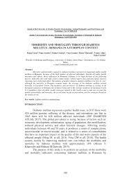 Issn:12245119,,analele universitatii din oradea, fascicula biologie,romaniajournal. Pdf Morbidity And Mortality Through Diabetes Mellitus Romania In A European Context