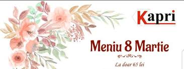 Restaurant anysan va invita sa participati incepand cu ora 19.00 la petrecerea de 8 martie. SerbeazÄƒ AlÄƒturi De Persoana IubitÄƒ 8 Martie La Restaurant Kapri