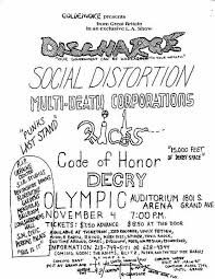 Discharge Mdc Music Flyer Concert Flyer Vintage Concert Posters