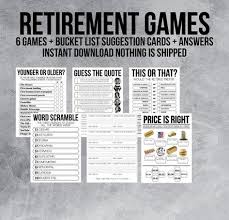 Free demo available upon request Retirement Party Games 2021 Retirement Party Who Knows The Etsy In 2021 Retirement Party Games Retirement Parties Retirement Games