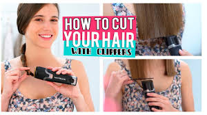 You don't need to wet the hair first to cut with clippers. How To Cut Your Hair With Clippers Youtube