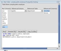 Postgresql Add Foreign Key To Postgresql Database Tables Via The Alter Table Command