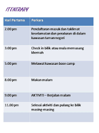 Pakej pelajar taman negara pahang 2021/2022. Pakej Pelajar 3 Hari 2 Malam Taman Negeri Endau Rompin