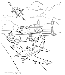 Planes Chug Is Checking The Fuel Of The Planes Coloring Page Disney Coloring Pages Kids Coloring Books Coloring Pages