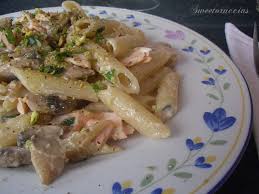 E' il caso di questa quiche salmone e funghi. Pasta Funghi E Salmone Cremosa