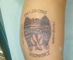 Memory of my dad tattoo | my tattoo in memory 39 s of my dad miss him so much r i p my angel my tattoo i get in memory of my dad its fish hooks making a heart with his writing i got from a card. 45 Memorial Angel Tattoos Ideas