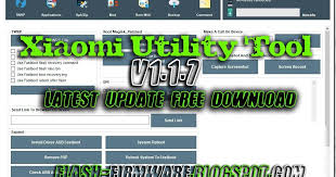 Downloadxiaomi Utility Tool V1 1 7 Latest Update Feature Twrp Option Remove Recovery Partition Bypass Arb Use Fastboo Utility Tool Xiaomi Latest Updates