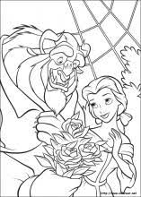 Dibujos Para Colorear Bella Y Bestia