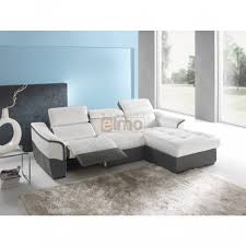 Maybe you would like to learn more about one of these? Canape Meridienne Relaxation En Cuir Bicolore Tetieres Reglables