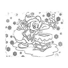 Top 20 Free Printable Disney Christmas Coloring Pages Online