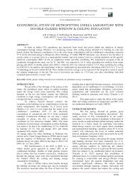 You are not logged in. Pdf Economical Study Of Retrofitting Unikl S Laboratory With Double Glazed Window Ceiling Insulation
