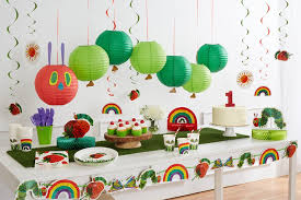 Initially, the caterpillar in the story is small. The Very Hungry Caterpillar Party Ideas Party Delights Blog
