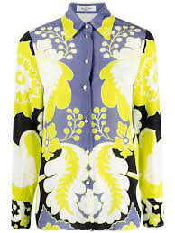 Find & download free graphic resources for floral pattern. Shop Valentino Floral Print Silk Shirt In Blue