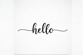 Hello Svg Home Decor Svg Png Eps Dxf Graphic By Svg Den Creative Fabrica
