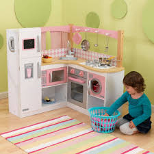 Kids Pretend Gourmet Kitchen Girls Pink Role Play Playset Toy Furniture Set Gift Kidkraft Wooden Play Kitchen Kids Kitchen Play Kitchen