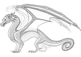 Free printable dragon coloring pages last updated: Rainwing Dragon Coloring Page Free Printable Coloring Pages For Kids