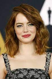 Medium Length Hairstyles We Re Loving Right Now Medium Length Hair Styles Emma Stone Hair Emma Stone Red Hair