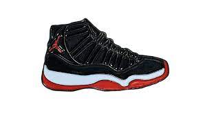 Nike Jordan 11 Xi Black Red Bred Lapel Pin