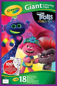 Tear and share pages make showcasing your little artist's masterpieces a snap. Trolls World Tour Trolls 2 Coloring Pages Coloring And Drawing
