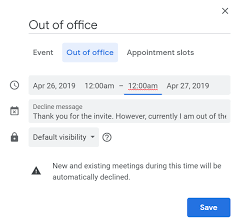 How Do I Mark A Full Day As Out Of Office In Google Calendars Web Applications Stack Exchange