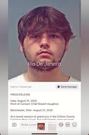 PRESS RELEASE Date: August 21, 2025 Point of Contact: Chief Robert Houghton  Blanchester, Ohio- August 21, 2025 At a recent session of grand jury in the  Clinton County Common Pleas Court, five