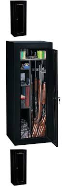 It can also be removed to allow for more space. 18 Gun Firearm Safe Fully Convertible Steel Security Storage Cabinet Sporting Goods Alfarben Gun Storage