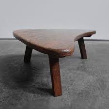 Convenience concepts oslo bean shaped coffee table, white / bamboo. Robust Coffee Table With Boomerang Shaped Top 1970s 115038