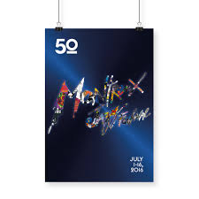 North sea jazz festival logo. Poster Giovanni Riva 2016 Montreux Jazz Shop