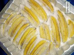 Tengoklah kalau adunan dah pekat tak perlu habiskan kesemua tepung. Resepi Kuih Lengat Pisang Paling Menjadi Iluminasi