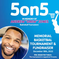 The Drew Jones Tournament is soon approaching. This Memorial Tournament  serves our community helping youth get into programs at the YMCA. December  10th is the cut off for sign ups so get