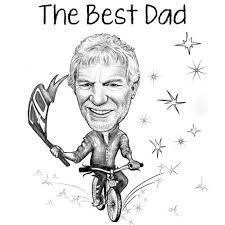 Remember that time i used to draw a lot and post stuff here? Full Body Cartoon Portrait Drawing On Father S Day