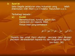 Sebagai contoh, islam percaya bahwa yesus adalah seorang muslim, walaupun yesus hidup ratusan tahun sebelum berdirinya sejarah islam. Bab 1 Islam Sebagai Cara Hidup Yang Syumul