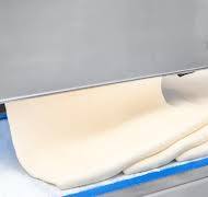 Dough processing with dough block and feeding lines | RONDO