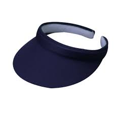 Tropical Trends Cotton Clip On Sun Visor 4 Peaknavy Sun Visors Visor Tropical Trend