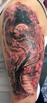 Cherry blossoms birds on foot. 35 Best Tattoo Sleeve Ideas For Women That Will Boggle Your Mind Trulygeeky