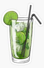 Sticker Mojito Autocollant Autocollants Imprimables Mojito